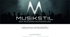 Desktop Screenshot of musikstil.se